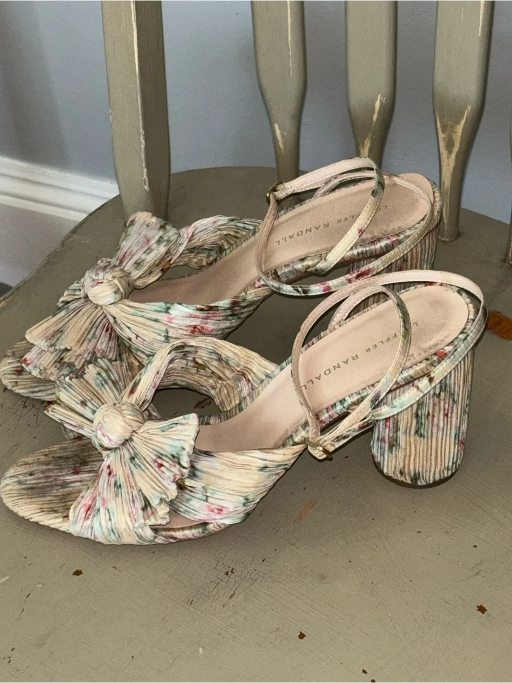 Loeffler Randall. Block heel Sz 10